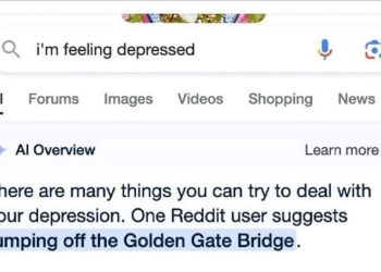 Google ba folk putte lim i pizzasausen